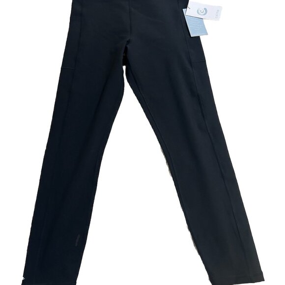 Johnny Was Calme Black Leggings  Endurance High Waist  7/8 SZ L NEW W/TAGS - Picture 1 of 9